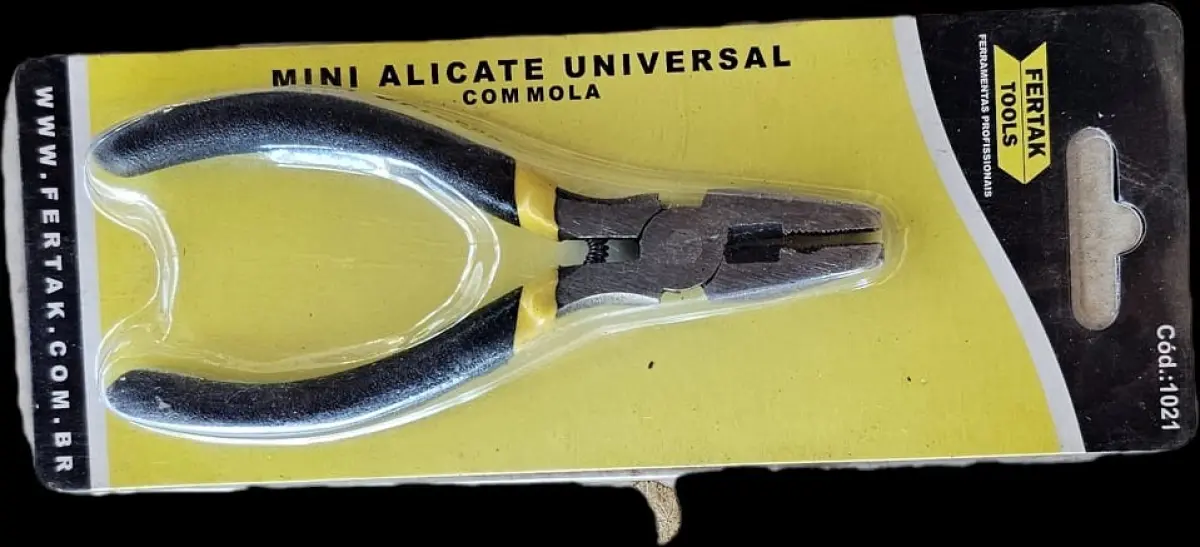 Alicate Universal Mini Com Mola