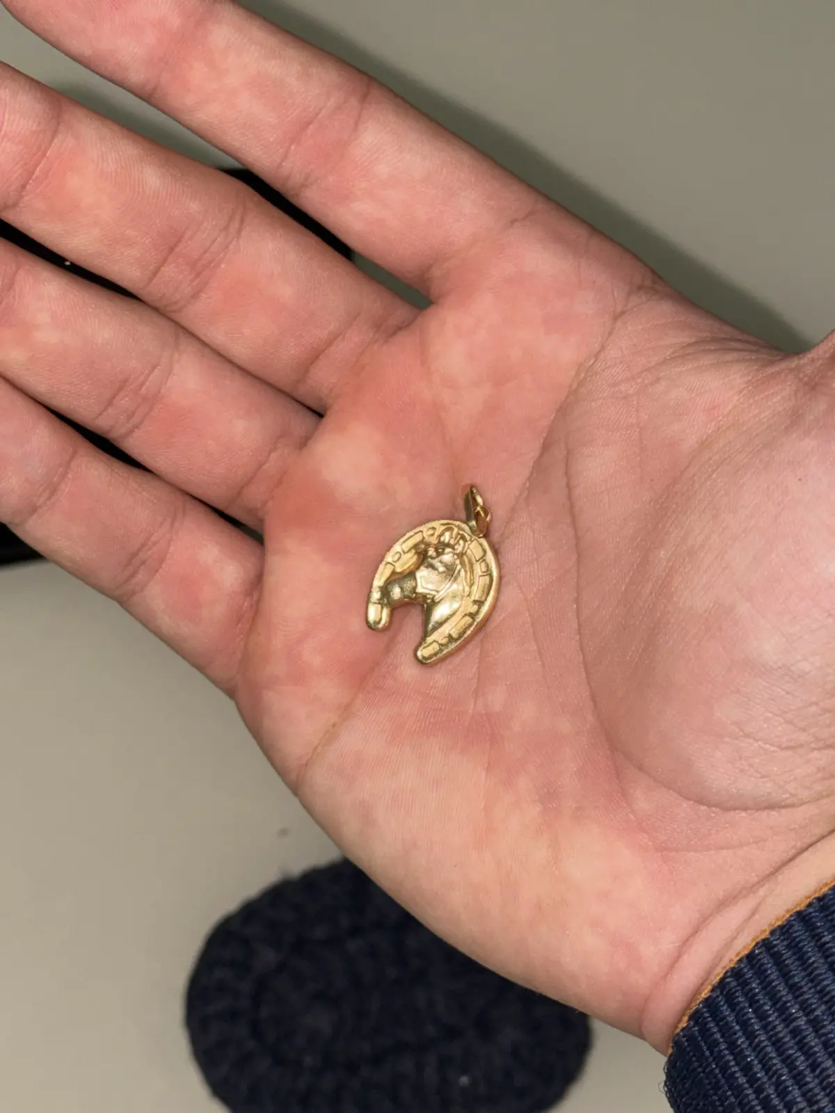 pigente de ouro 750! 2,62g - Imagem 3