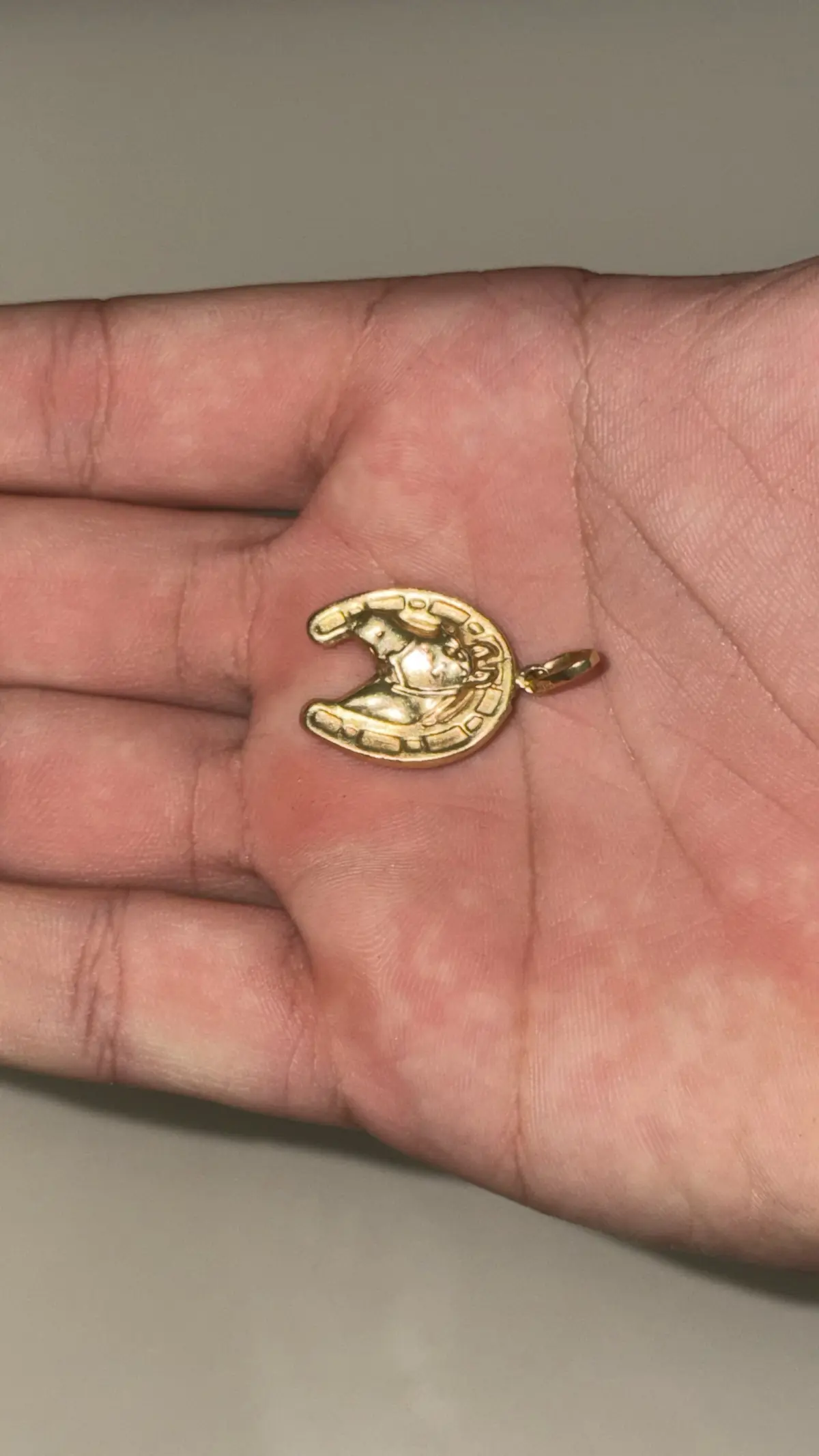 pigente de ouro 750! 2,62g - Imagem 5